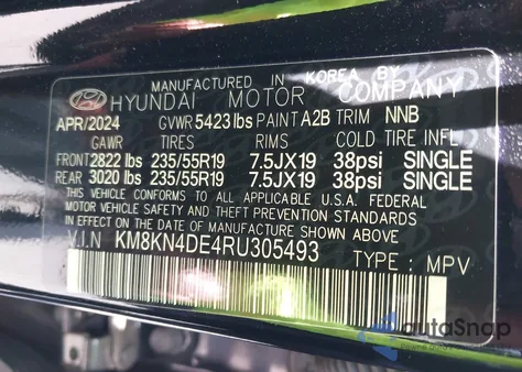 2024 Hyundai Ioniq 5 Sel z USA, uszkodzony, nr VIN KM8KN4DE4RU305493